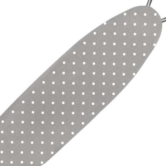 Husa pentru masa de calcat, din bumbac, gri cu buline albe, 140 x 50 cm