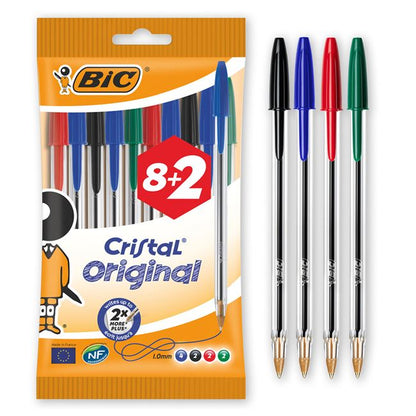 Set Pixuri BIC Cristal 10 bucati Svajda