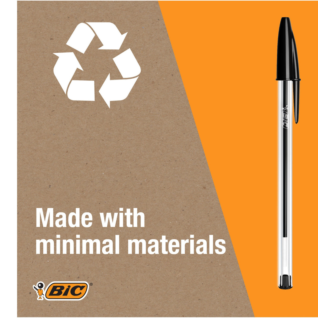 Set 4 bucati pix BIC Cristal Medium, asortate