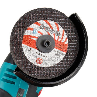 Polizor unghiular de taiere cu doua baterii, 12V, 2000W, Albastru