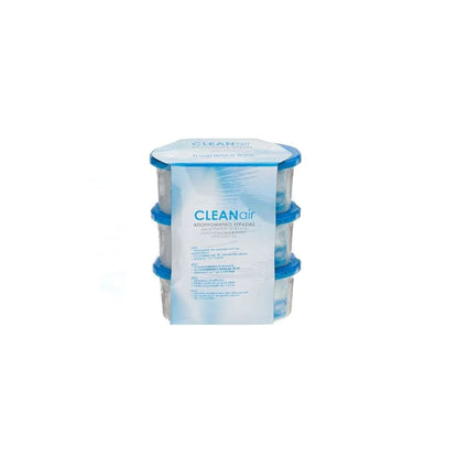 Set 3 dezumidificatoare pasive, 100 g x 3 buc, fara parfum, potrivit pentru spatii de pana la 35 m², rulote si autorulote