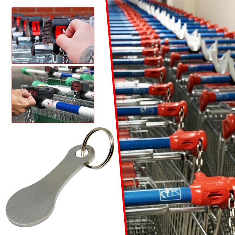 Breloc cu fuctie deblocare carucior supermarket