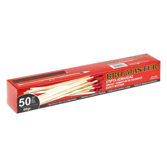 Chibrituri BBQ Master, Set 50 Bucati, Lungime 28 cm