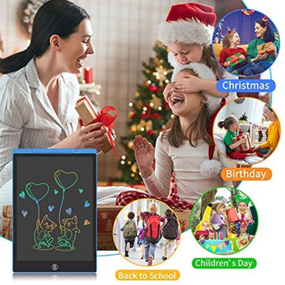 Tableta digitala LCD Panel, 10 inch, pentru scris si desenat, 27 cm, albastru, 3 ani+