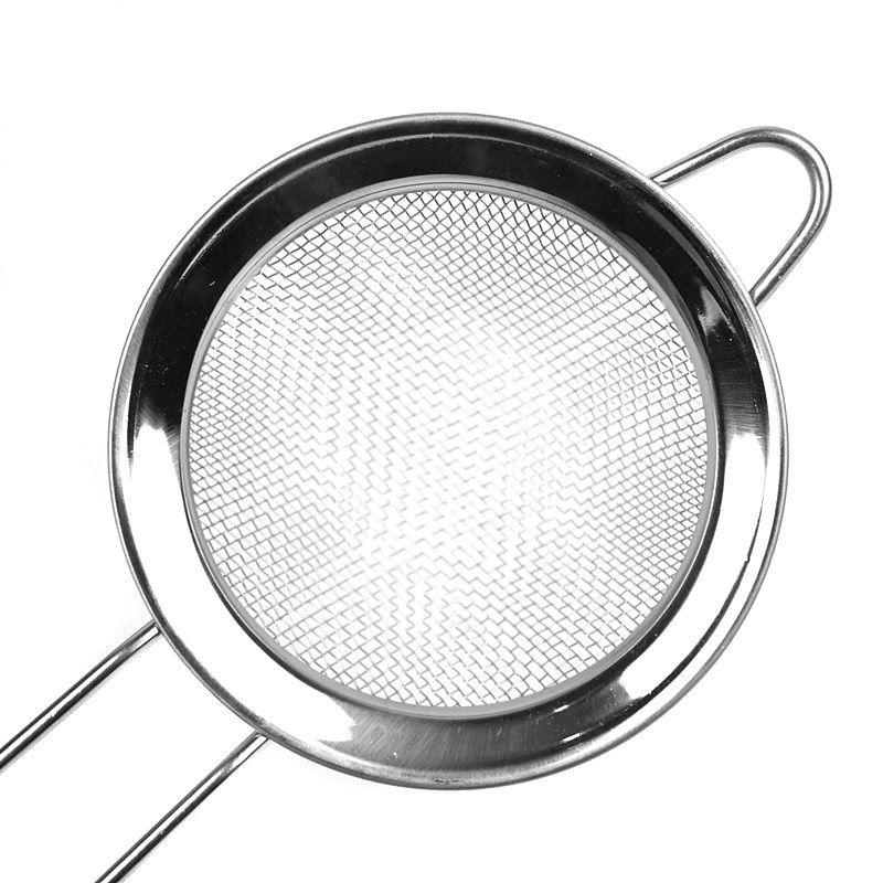 Set 3 strecuratori de inox pentru ceai, faina si alte alimente