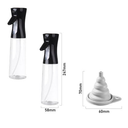 Set 2 pulverizatoare, Axroad Mall, Capacitatea 300 ml, Rezistent la scurgeri, Pulverizare la 360 de grade, Reincarcabile, Des