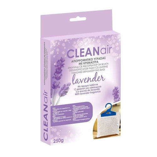 Absorbant de umiditate pentru dulap si sertare, parfum lavanda, 250 g