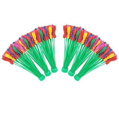 Set 222 baloane cu apa, umplere rapida multicolor, 6x37 buc