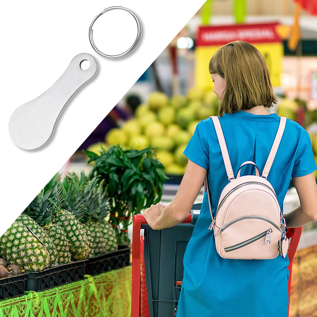 Breloc cu functie deblocare carucior supermarket, General Store