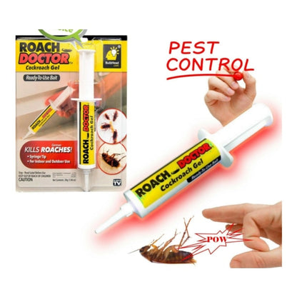 Solutie Doctor Roach impotriva gandacilor, tip gel in seringa, eficienta maxima