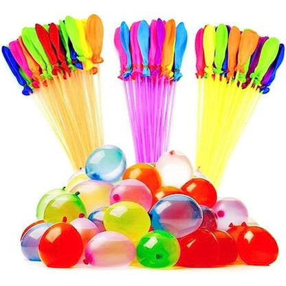 Set 222 baloane cu apa, umplere rapida multicolor, 6x37 buc