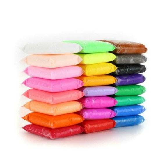 Set plastilina inteligenta Smart Clay, 24 pungi, 2 ustensile, multicolor, + 2 ani