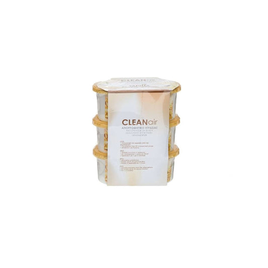 Set 3 dezumidificatoare pasive, 100 g x 3 buc, cu parfum discret de vanilie, potrivit pentru spatii de pana la 35 m², rulote 