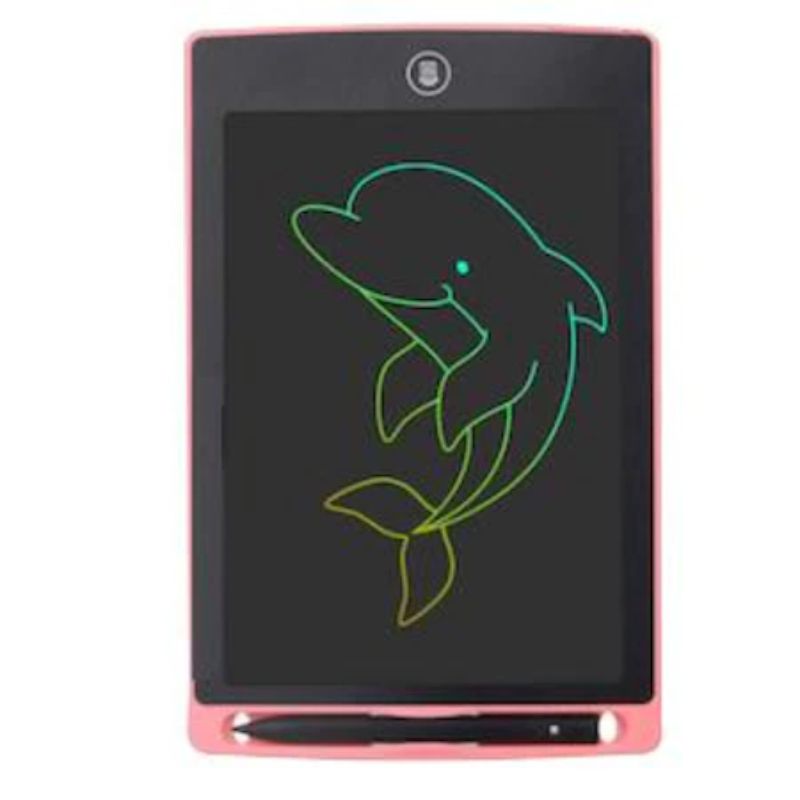 Tableta digitala color LCD Panel, 10 inch, pentru scris si desenat, 27 cm, roz, 3 ani+
