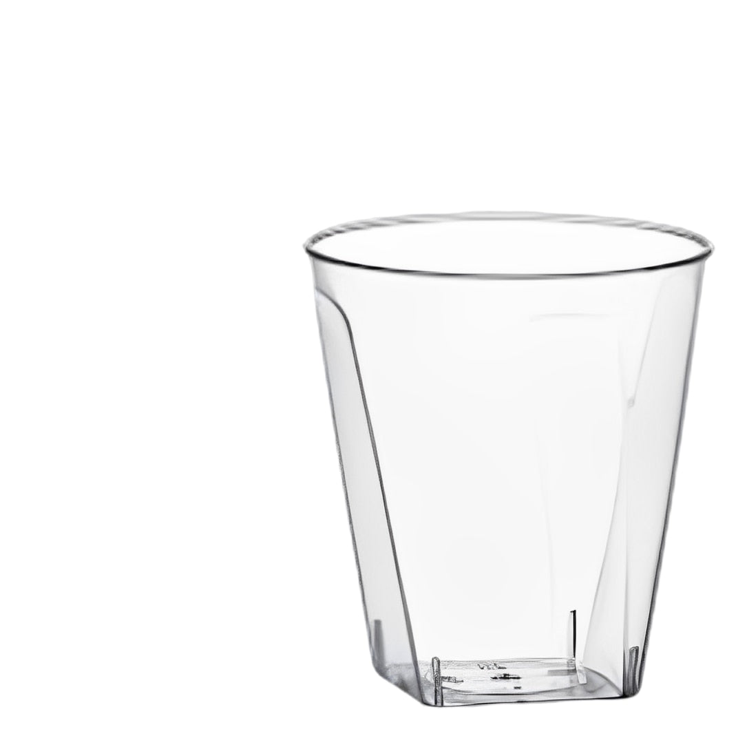Set 20 Pahare Shot, 60 ml, 4.7x5,2 cm, Transparent, Plastic Reutilizabile