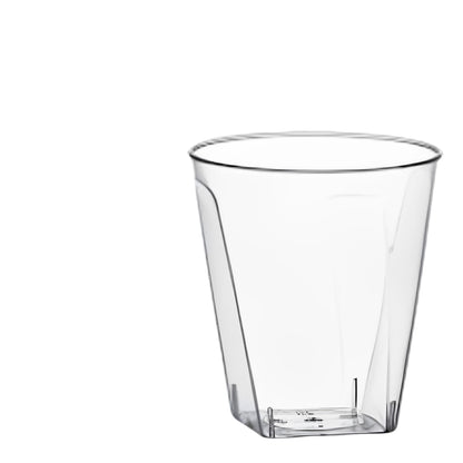 Set 20 Pahare Shot, 60 ml, 4.7x5,2 cm, Transparent, Plastic Reutilizabile