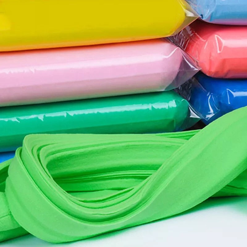 Set Plastilina inteligenta, Modelling Clay, 24 pungi / set, multicolora
