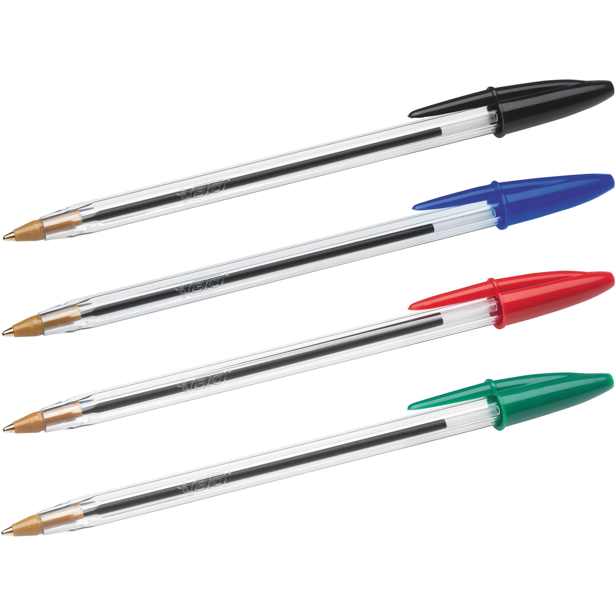 Set 4 bucati pix BIC Cristal Medium, asortate