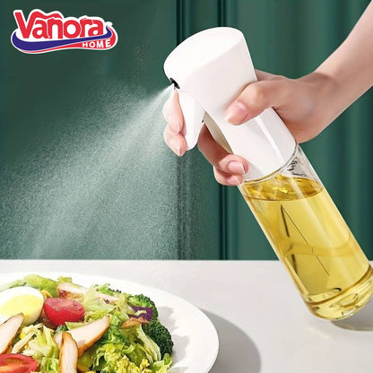 Set 2 sticle cu pulverizator Vanora Home, ulei/otet, 200 ml, alb/negru