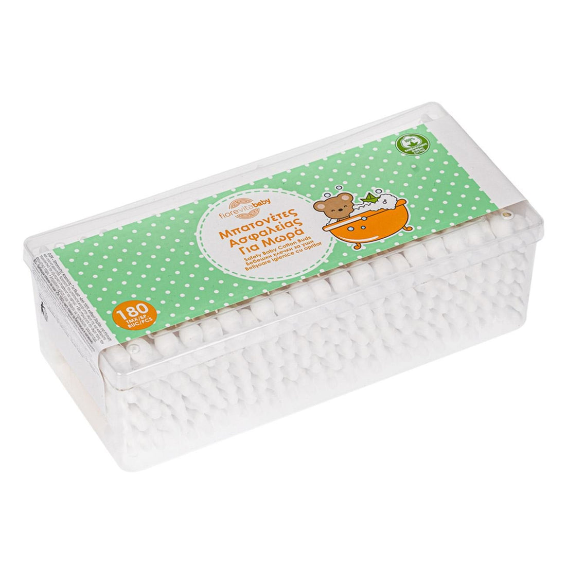 Betisoare Igienice, Fiorevita, Bambus, Opritor, Set 180 Bucati