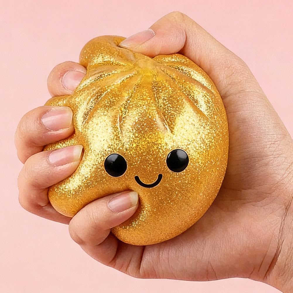 Cutie cu gogosi moi si pufoase, 2026, culoare perla transparenta