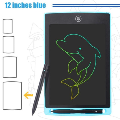 Tableta digitala LCD Panel, 10 inch, pentru scris si desenat, 27 cm, albastru, 3 ani+