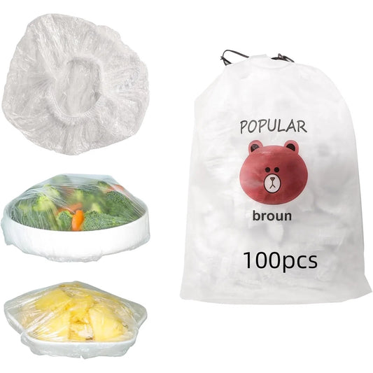 Set 100 bucati folie alimentara elastica, folie elastic, folie alimentarabio, yadada, rezistenta, impermeabila, Intindere38cm