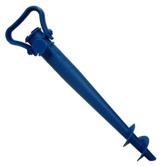 Suport de umbrela din plastic dur, Albastru, 38x4 cm