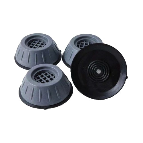 Set 4 picioare tip tampoane anti-zgomot antiderapante tip suport pentru masina de spalat cu VENTUZA