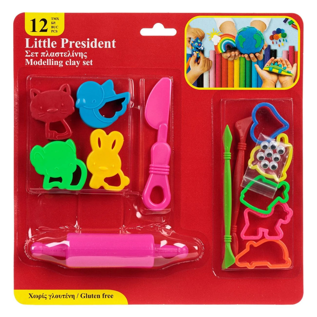 Set Forme Plastilina Unelte & Accesorii - 14 piese