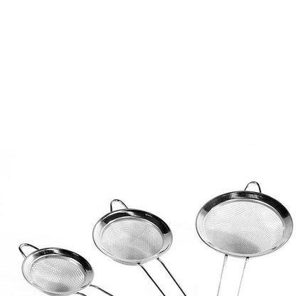 Set 3 strecuratori de inox pentru ceai, faina si alte alimente
