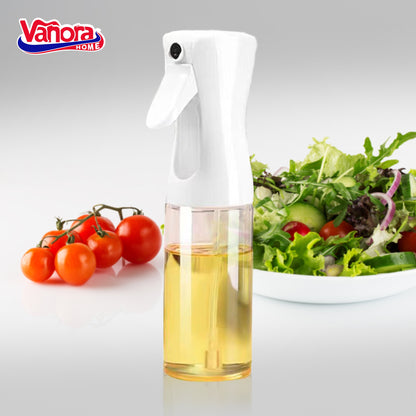Set 2 sticle cu pulverizator Vanora Home, ulei/otet, 200 ml, alb/negru