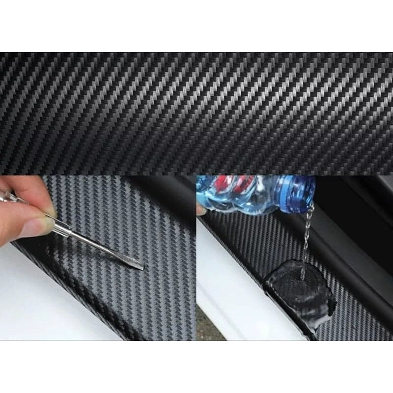 Banda anti-coliziune, De protectie, Din carbon, Gri, 5m x 10 cm