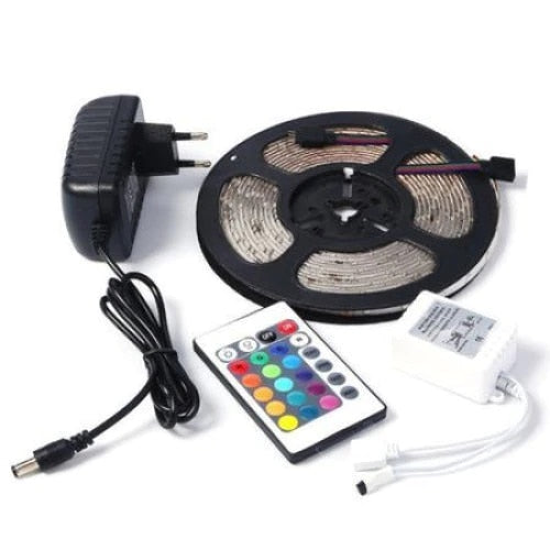 Kit banda LED RGB de exterior, 60 LED-uri/m, 5 m