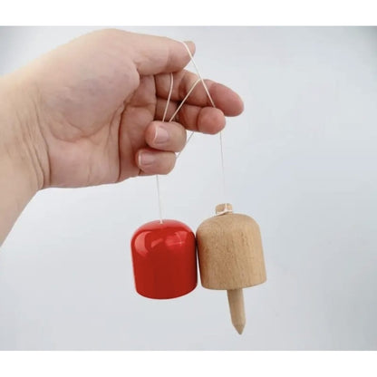 Kendama din lemn tip Pill, diverse culori, 11 cm