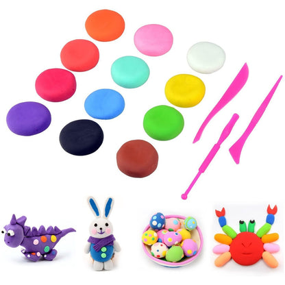 Set plastilina inteligenta Smart Clay, 24 pungi, 2 ustensile, multicolor, + 2 ani