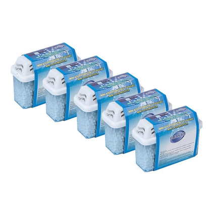 Set 5 dezumidificator pasiv Clean Air, fara miros, elimina mirosurile neplacute si umiditatea, 5x100g