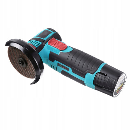 Polizor unghiular de taiere cu doua baterii, 12V, 2000W, Albastru