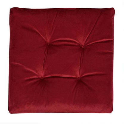 Perna Scaun Decorativa Bordeaux Rosu Velvet 38x38cm