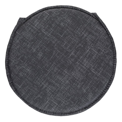 Perna Scaun Rotunda Neagra 38cm