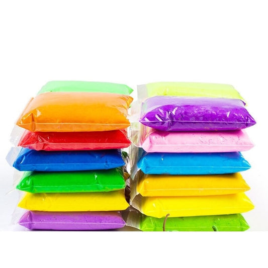 Set Plastilina inteligenta, Modelling Clay, 12 pungi, multicolora, cu accesorii, 120 grame