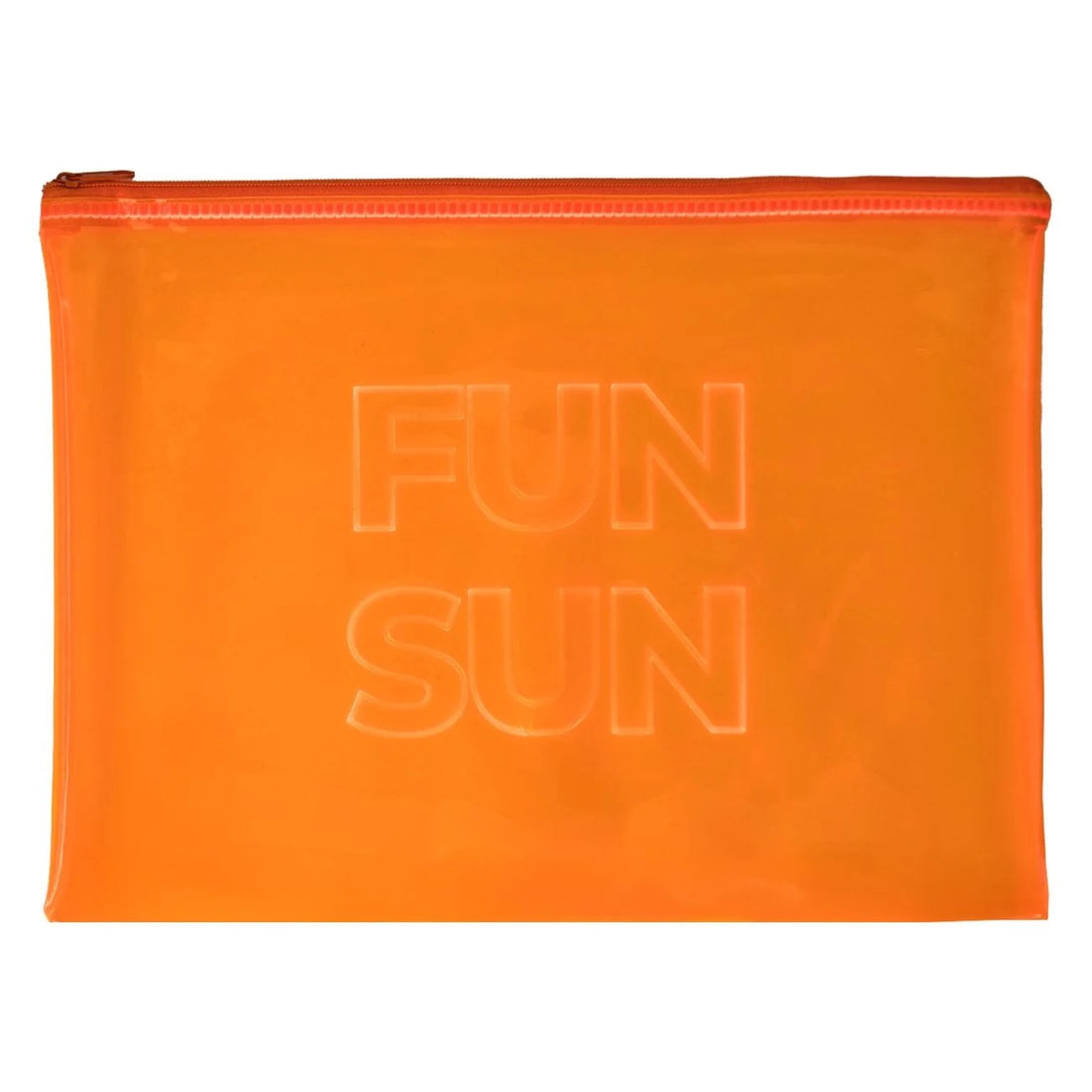Portfard de Vara Portocaliu Fluo Transparent "FUN SUN" 29x21cm