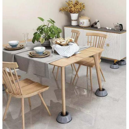 Set 4 picioare tip tampoane anti-zgomot antiderapante tip suport pentru masina de spalat cu VENTUZA