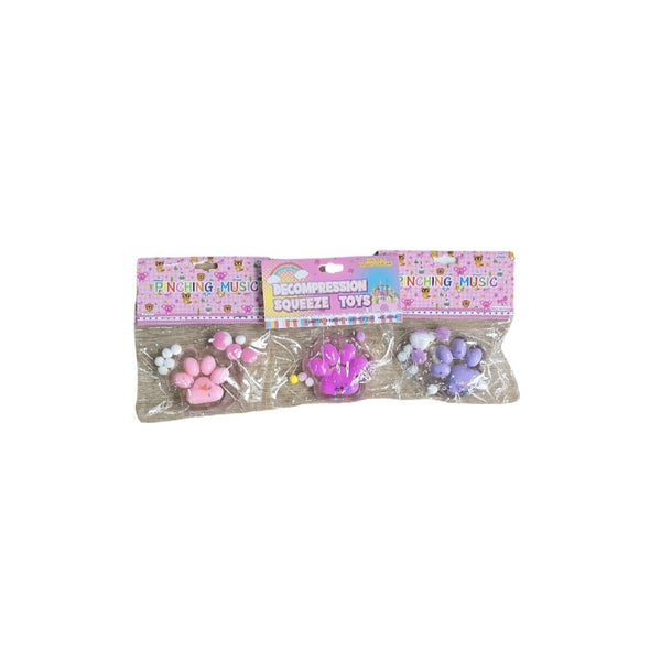 Jucarii antistres labute, multicolore, 7 cm, set 3 buc