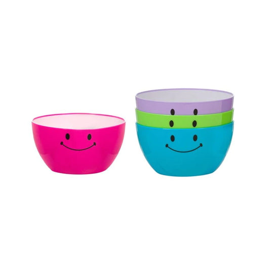 Set 4 boluri plastic 600ml