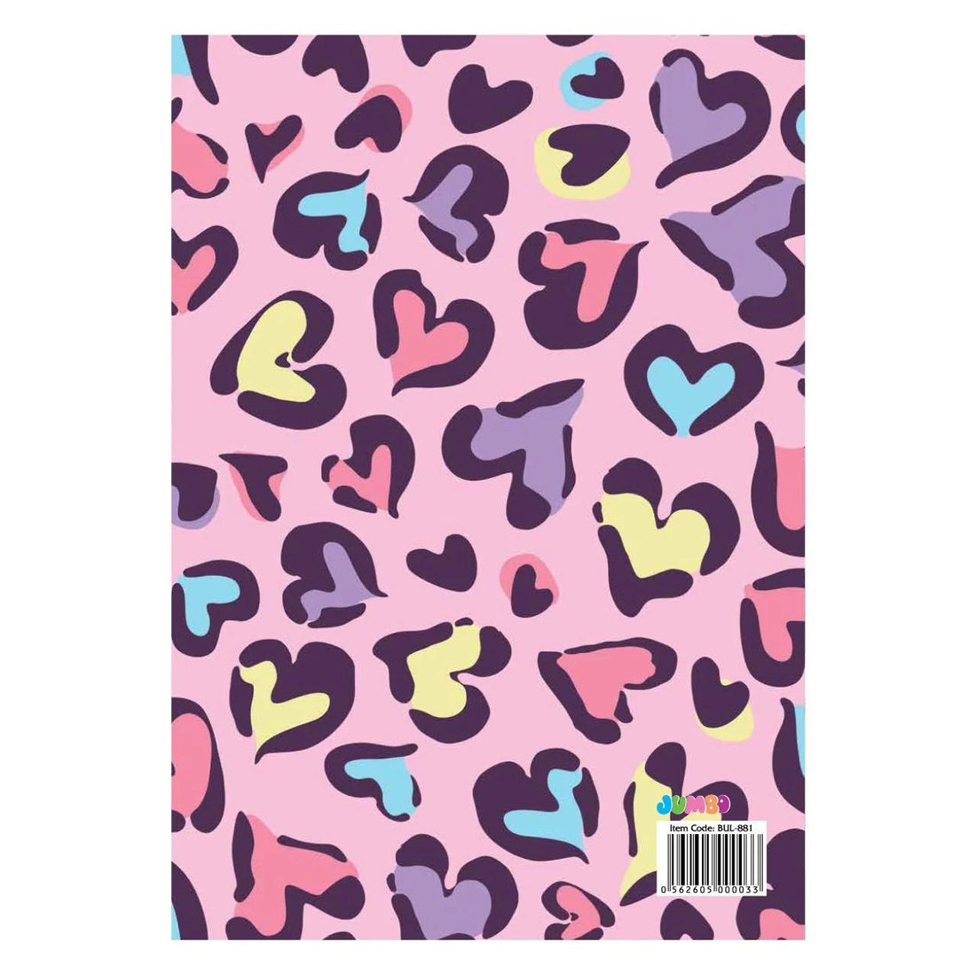 Caiet Studentesc A4 Dictando Coperta Roz cu Inimi - 40 File, DAMO