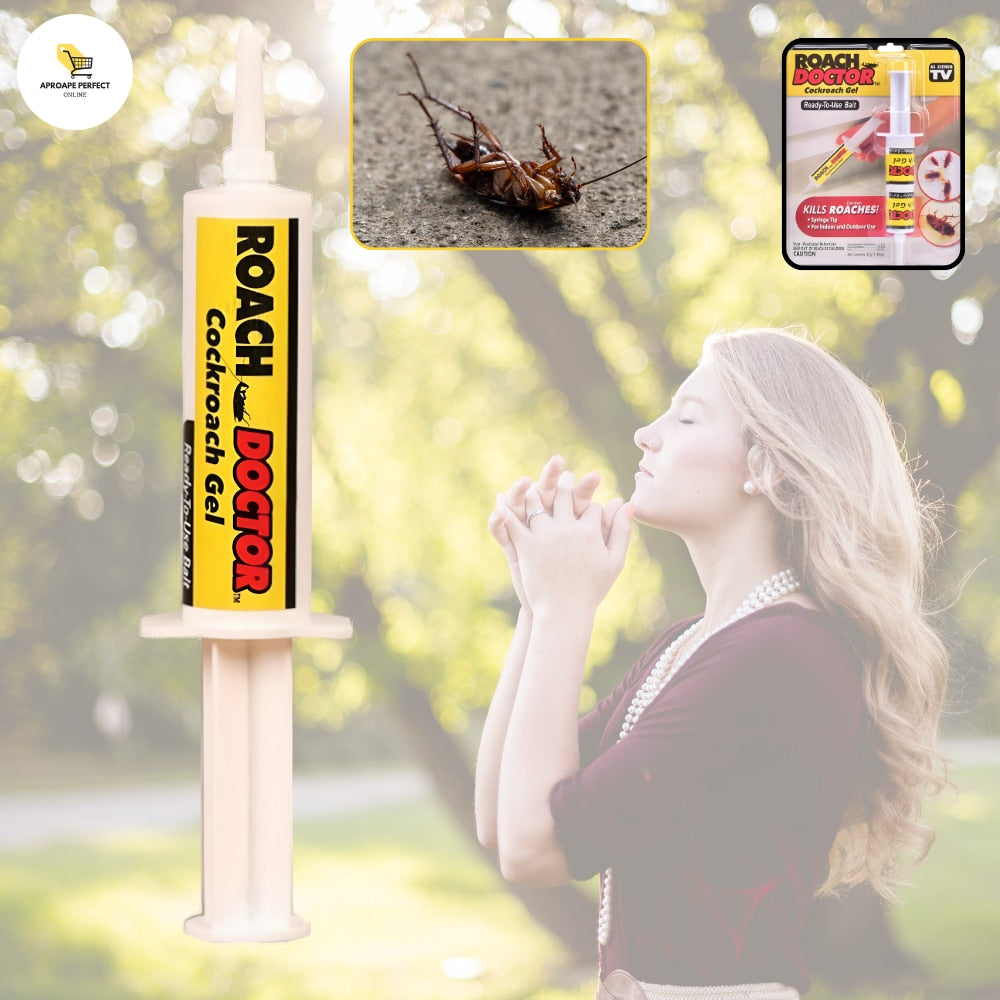 Set 3 Roach Doctor APF® - Repelent pentru Insecte si Ucigas de Gandaci cu Seringa