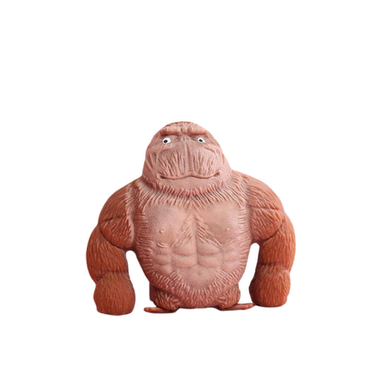 Jucarie Antistres Squishy - Gorila Indestructibila Maro - Moale, Extensibila si Distractiva