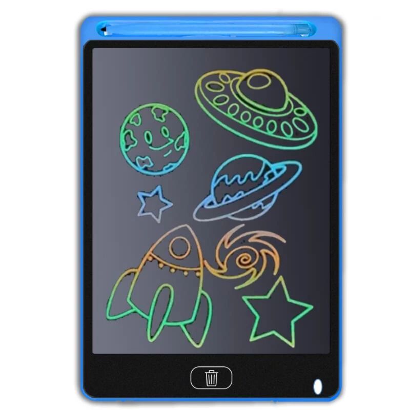 Tableta digitala LCD Panel, 10 inch, pentru scris si desenat, 27 cm, albastru, 3 ani+
