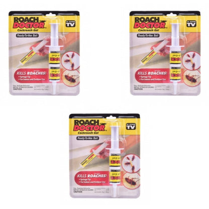 Set X 3 seringi Gel Solutie, insecticide impotriva gandacilor, Roach Doctor
